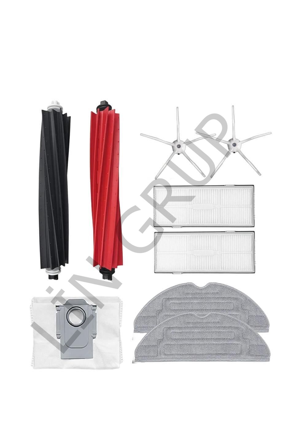 Roborock S8+ Robot Süpürge Uyumlu 9'lu Yedek Parça Seti