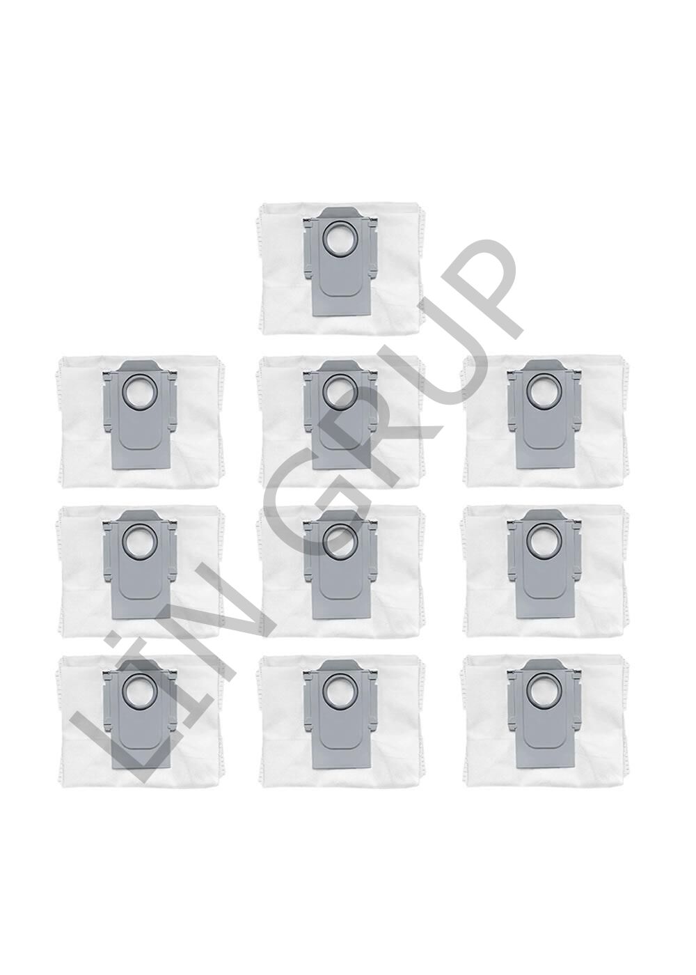 Roborock S8+ Robot Süpürge Uyumlu 10'lu Toz Torbası