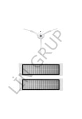 Xiaomi Vacuum Cleaner 1S (SDJQR03RR) Robot Süpürge Uyumlu 3'lü Yedek parça Seti