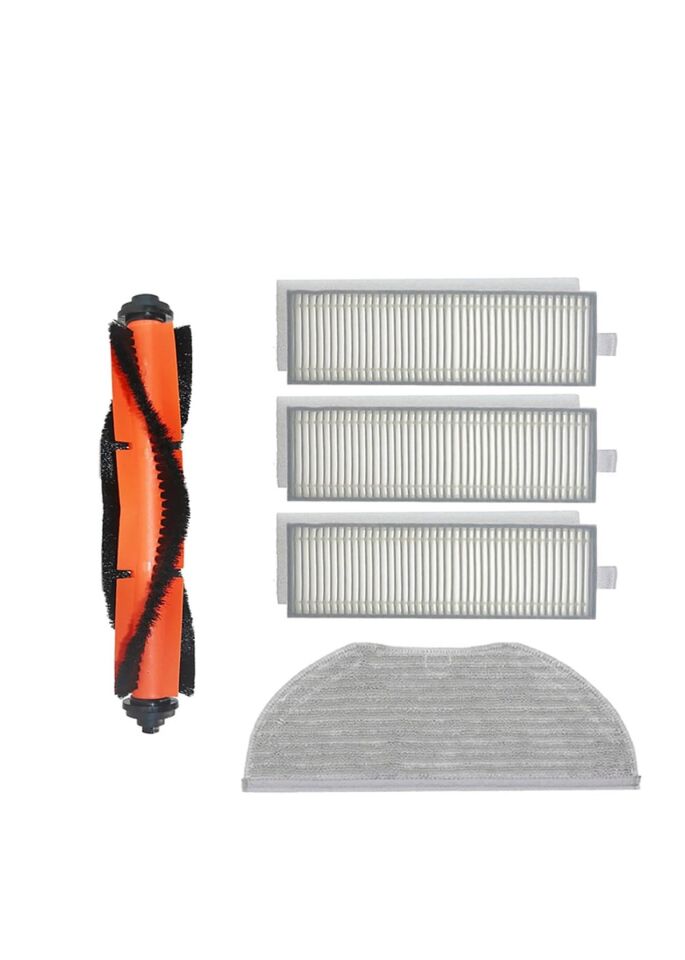 Xiaomi Vacuum Mop 2in1 Essential (MJSTG1) Robot Süpürge Uyumlu 5'li Yedek Parça Seti