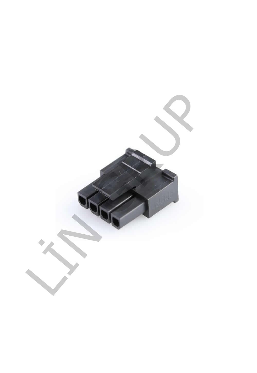 Micro-Fit 3.0 Dişi Konnektör Yuvası - Tek Sıra, 4 Devreli - Siyah