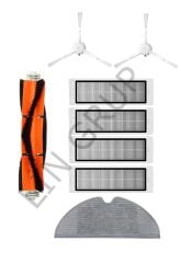 Xiaomi Vacuum Mop 1C (STYTJ01ZHM) Robot Süpürge Uyumlu 8'li Yedek Parça Seti