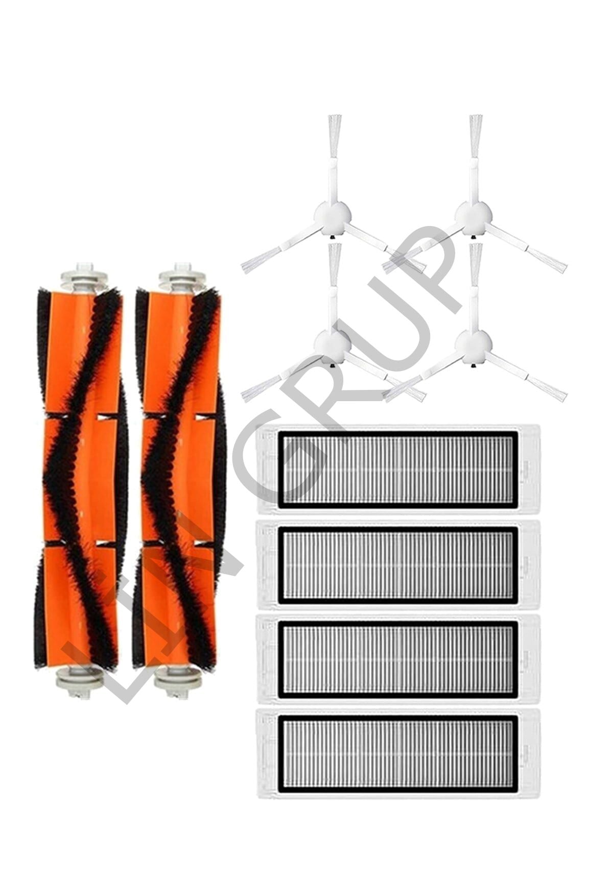 Xiaomi Vacuum Mop 1C (STYTJ01ZHM) Robot Süpürge Uyumlu 10'lu Yedek Parça Seti