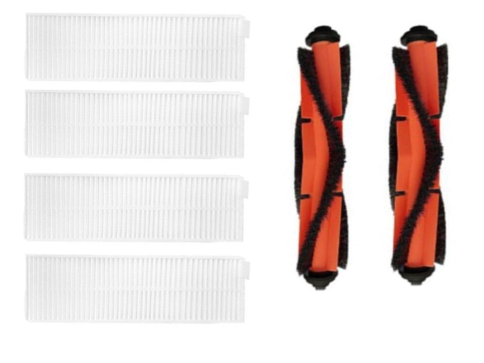 Xiaomi Vacuum Mop 2in1 Essential (MJSTG1) Robot Süpürge Uyumlu 6'lı Yedek Parça Seti