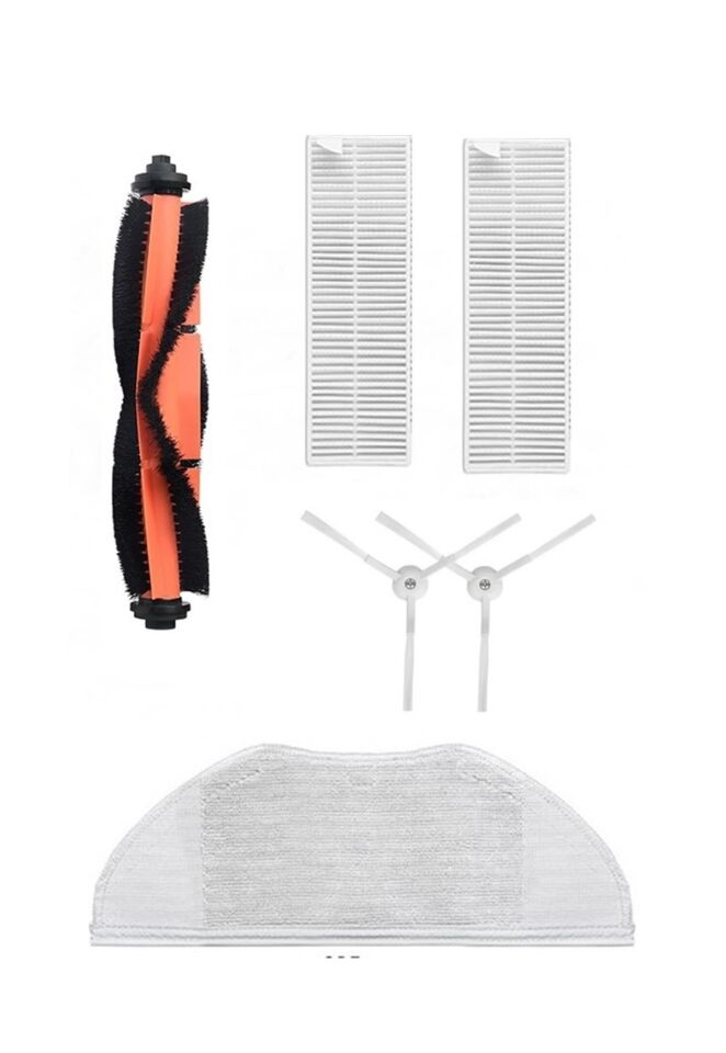 Xiaomi Vacuum Mop 2in1 Essential (MJSTG1) Robot Süpürge Uyumlu 6'lı Yedek Parça Seti