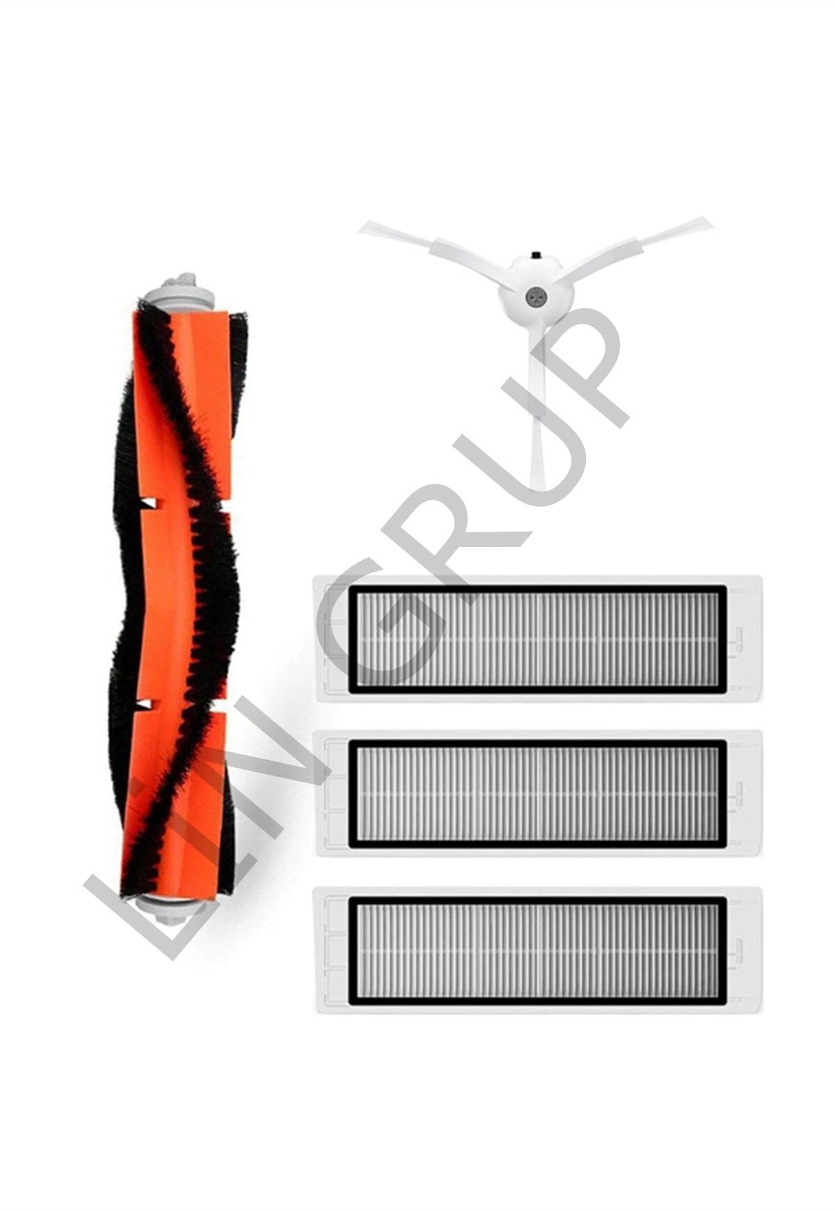 Xiaomi Vacuum Cleaner 1S (SDJQR03RR) Robot Süpürge Uyumlu 5'li Yedek parça Seti