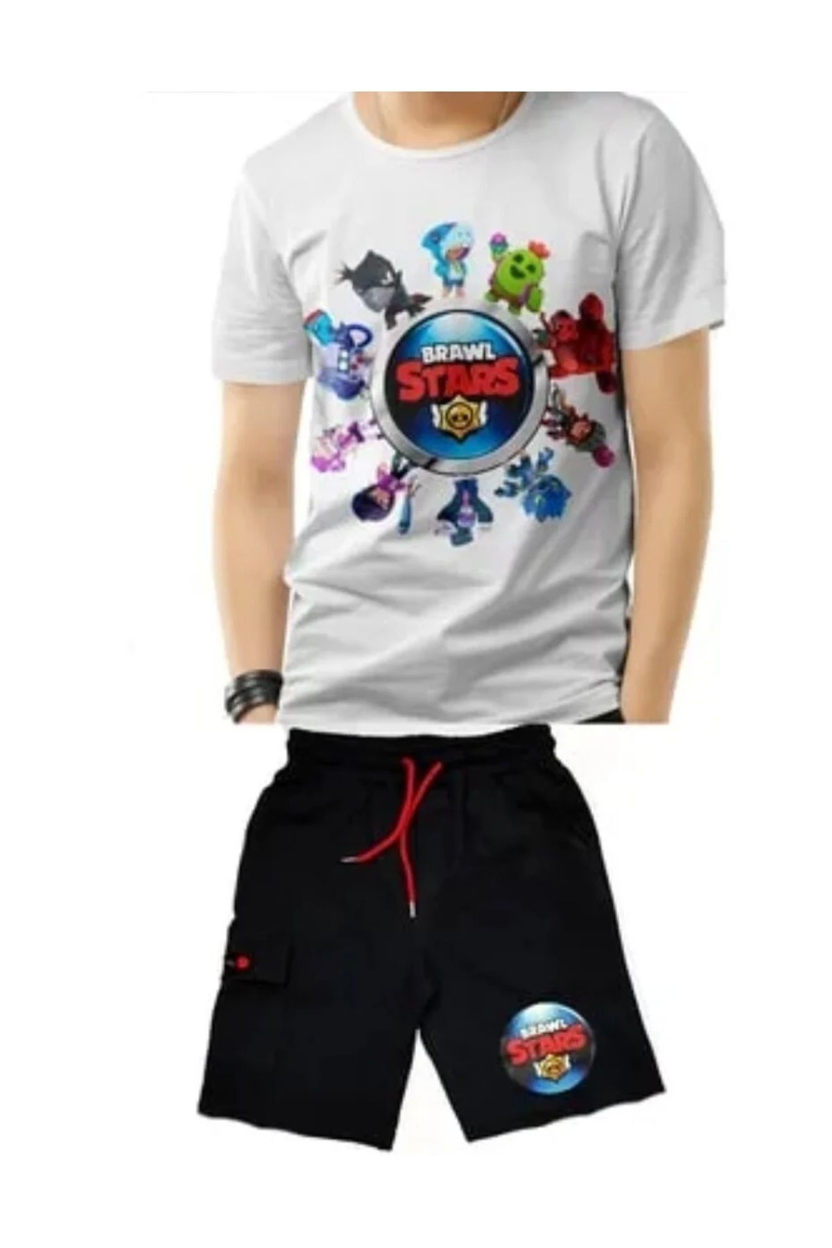 Brawl Stars Baskılı tişört şort takım