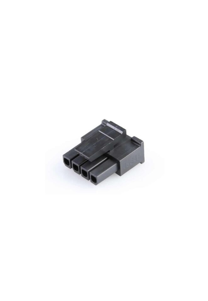 Micro-Fit 3.0 Dişi Konnektör Yuvası - Tek Sıra, 4 Devreli - Siyah
            

                (SKT-001)