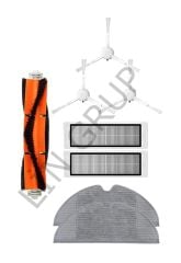 Xiaomi Vacuum Mop 1C (STYTJ01ZHM) Robot Süpürge Uyumlu 8'li Yedek Parça Seti