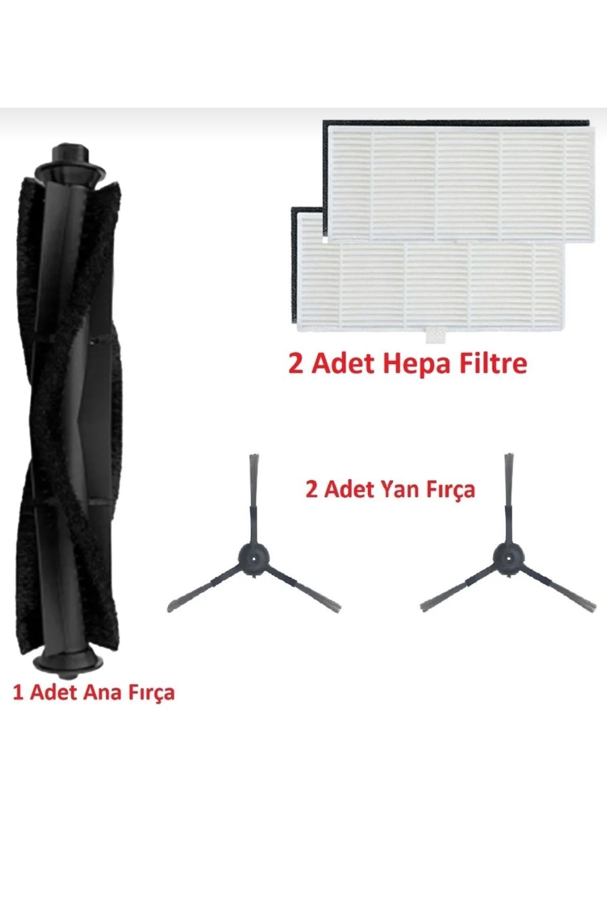 Wiami FX 11 uyumlu fırça Filtre yedek parça seti