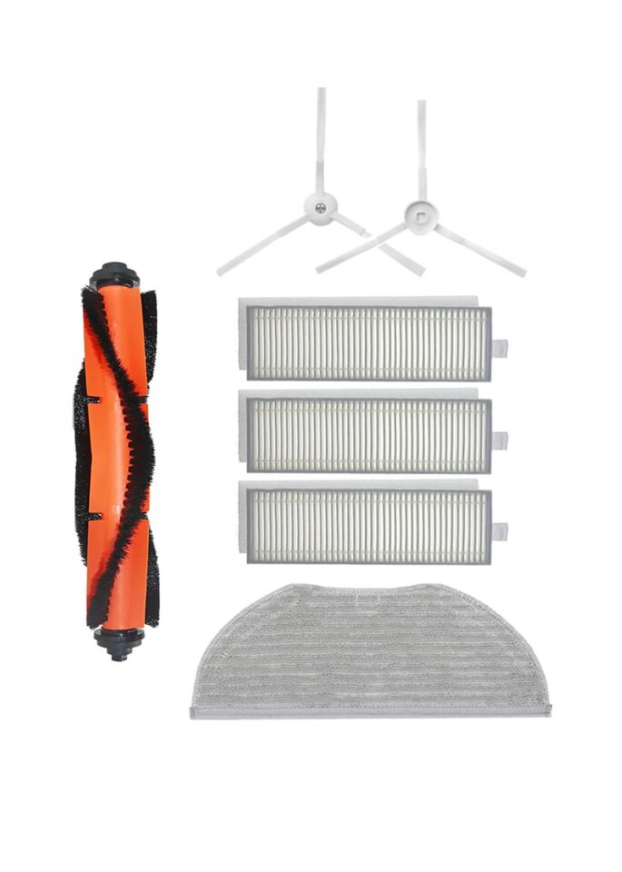 Xiaomi Vacuum Mop 2in1 Essential (MJSTG1) Robot Süpürge Uyumlu 7'li Yedek Parça Seti