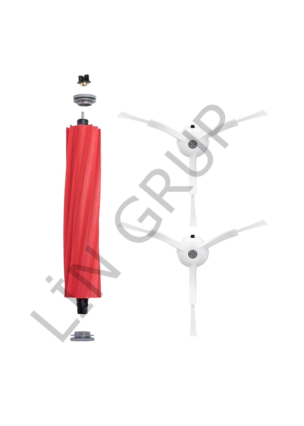 Roborock Q Revo Max V Robot Süpürge Uyumlu 3'lü Yedek Parça Seti