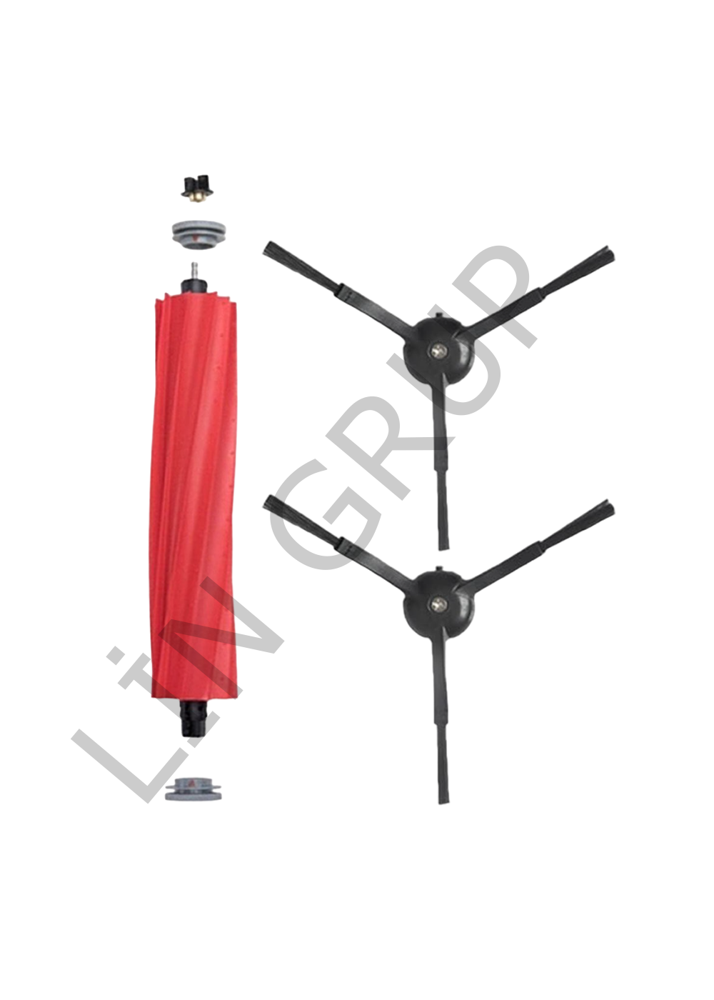 Roborock Q Revo Max V Robot Süpürge Uyumlu 3'lü Yedek Parça Seti