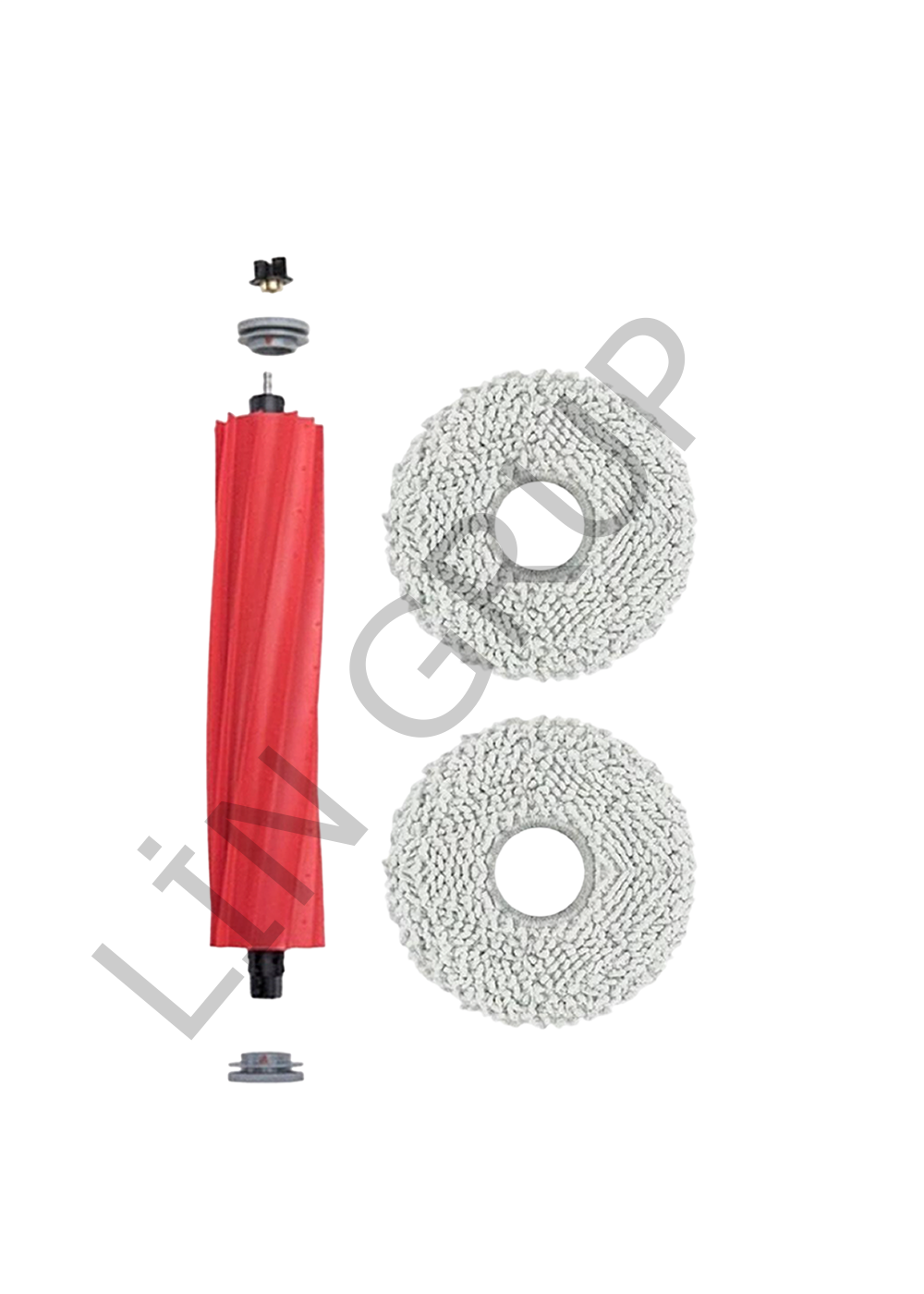 Roborock Q Revo Max V Robot Süpürge Uyumlu 3'lü Yedek Parça Seti