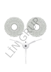 Roborock Q Revo Max V Robot Süpürge Uyumlu 3'lü Yedek Parça Seti