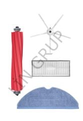 Roborock S7 Max Ultra Robot Süpürge Uyumlu 4'lü Yedek Parça Seti