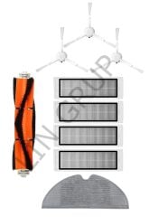 Xiaomi Vacuum Mop 1C (STYTJ01ZHM) Robot Süpürge Uyumlu 9'lu Yedek Parça Seti