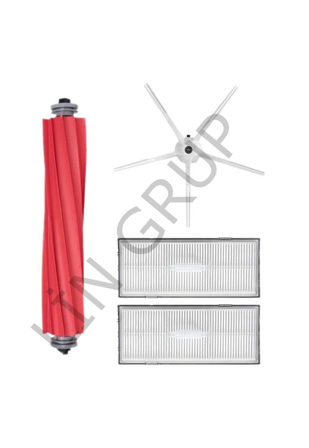 Roborock S7 Max Ultra Robot Süpürge Uyumlu 4'lü Yedek Parça Seti