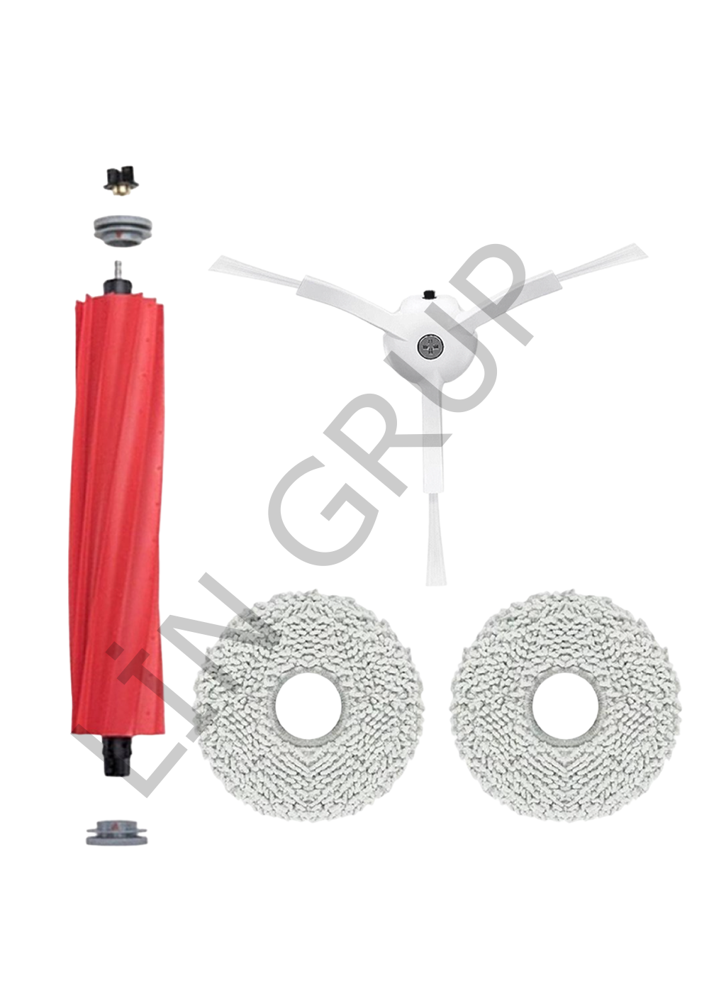 Roborock Q Revo Max V Robot Süpürge Uyumlu 4'lü Yedek Parça Seti