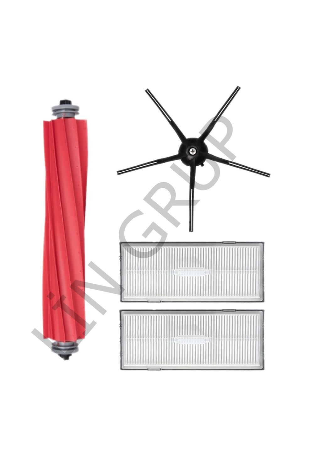 Roborock S7 Max Ultra Robot Süpürge Uyumlu 4'lü Yedek Parça Seti