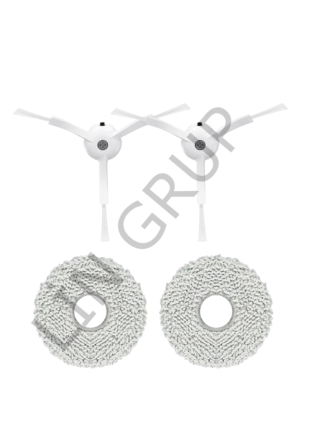 Roborock Q Revo Max V Robot Süpürge Uyumlu 4'lü Yedek Parça Seti