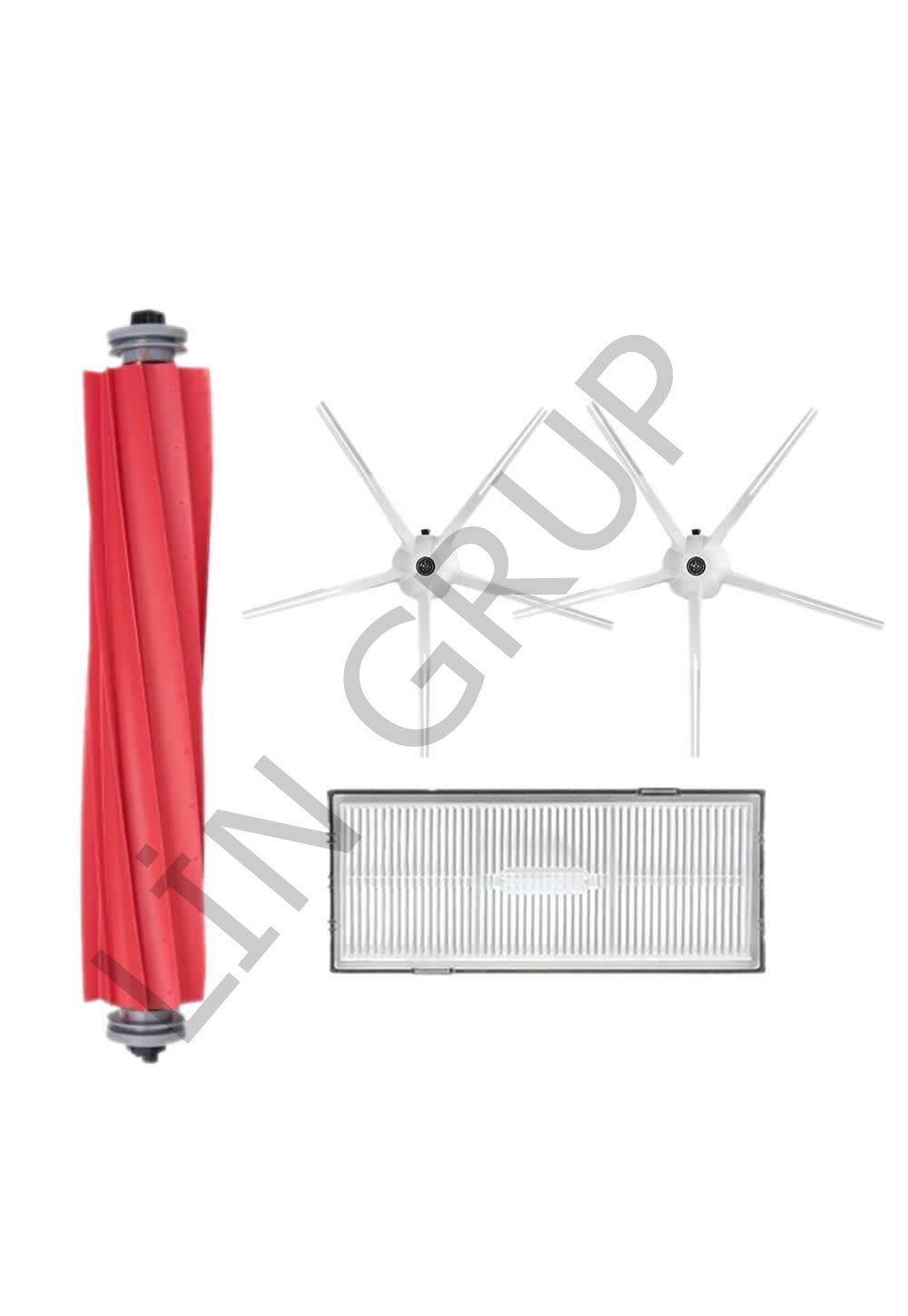 Roborock S7 Max Ultra Robot Süpürge Uyumlu 4'lü Yedek Parça Seti