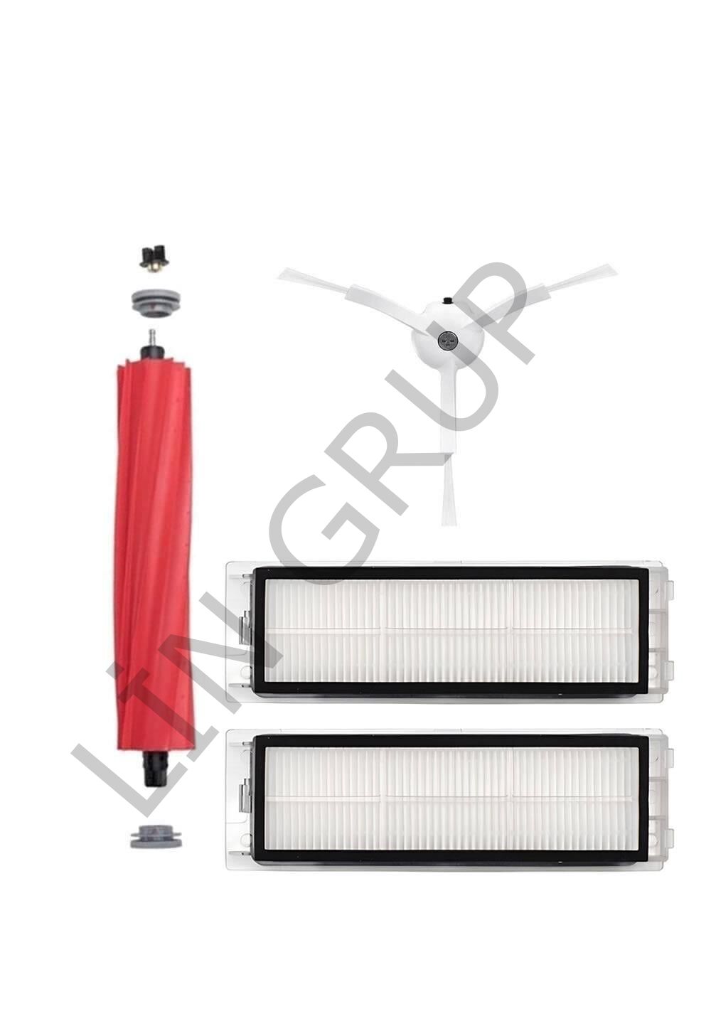 Roborock Q Revo Max V Robot Süpürge Uyumlu 4'lü Yedek Parça Seti