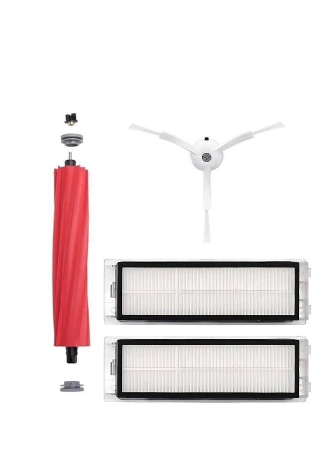 Roborock Q Revo Max V Robot Süpürge Uyumlu 4'lü Yedek Parça Seti