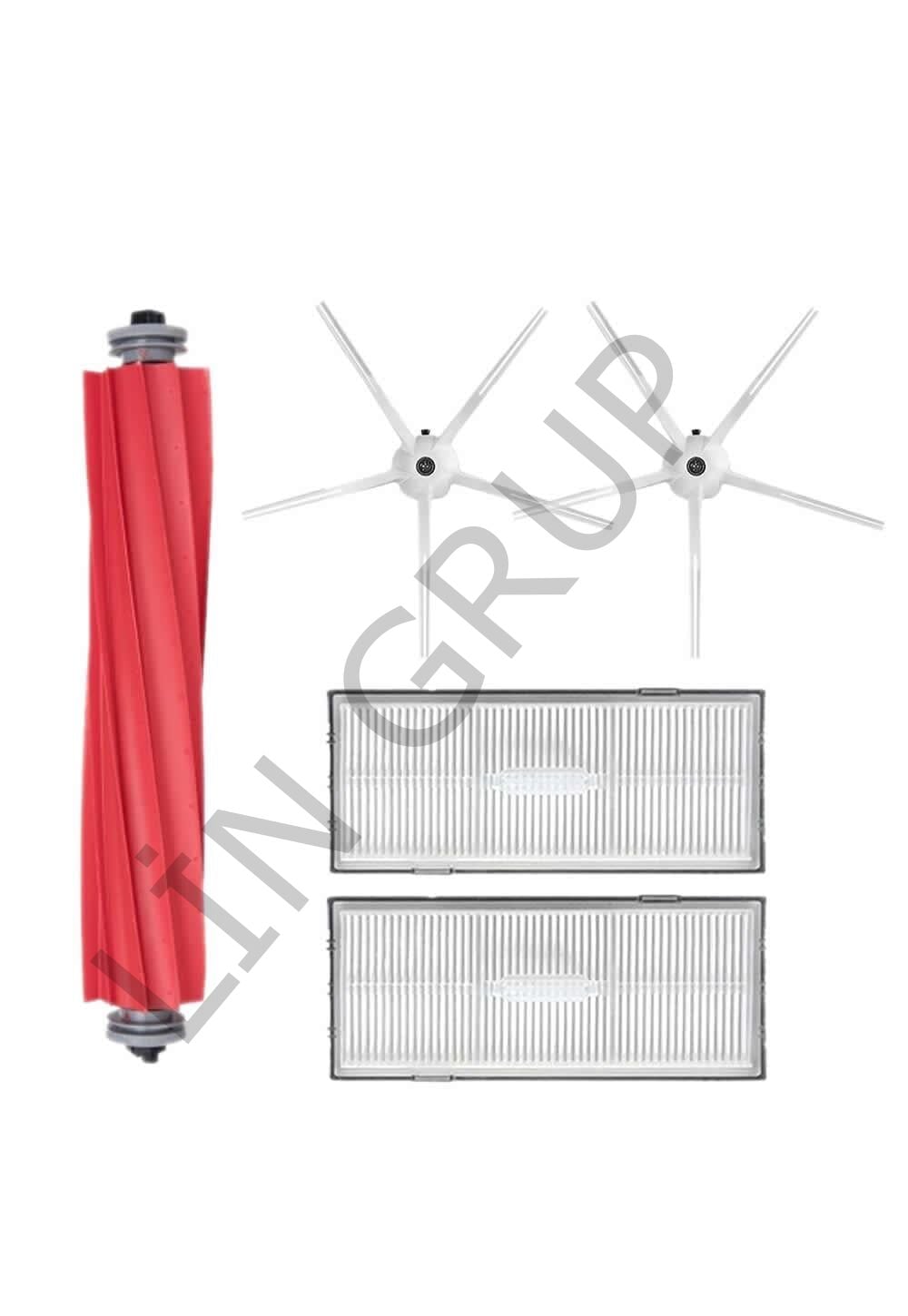 Roborock S7 Max Ultra Robot Süpürge Uyumlu 5'li Yedek Parça Seti