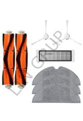 Xiaomi Vacuum Mop 1C (STYTJ01ZHM) Robot Süpürge Uyumlu 9'lu Yedek Parça Seti