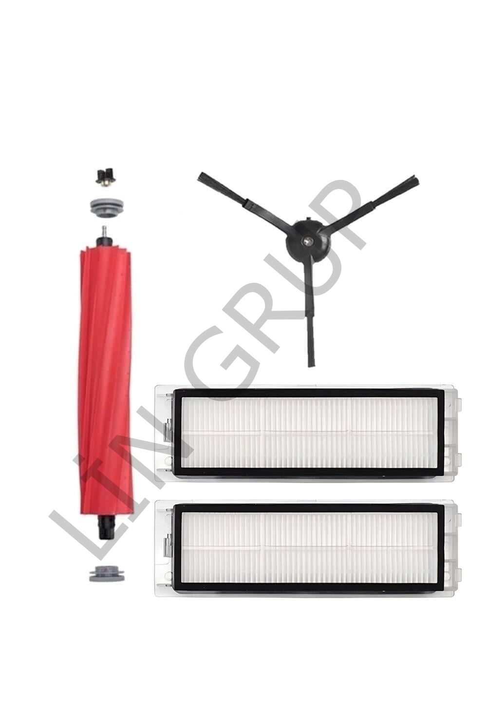Roborock Q Revo Max V Robot Süpürge Uyumlu 4'lü Yedek Parça Seti