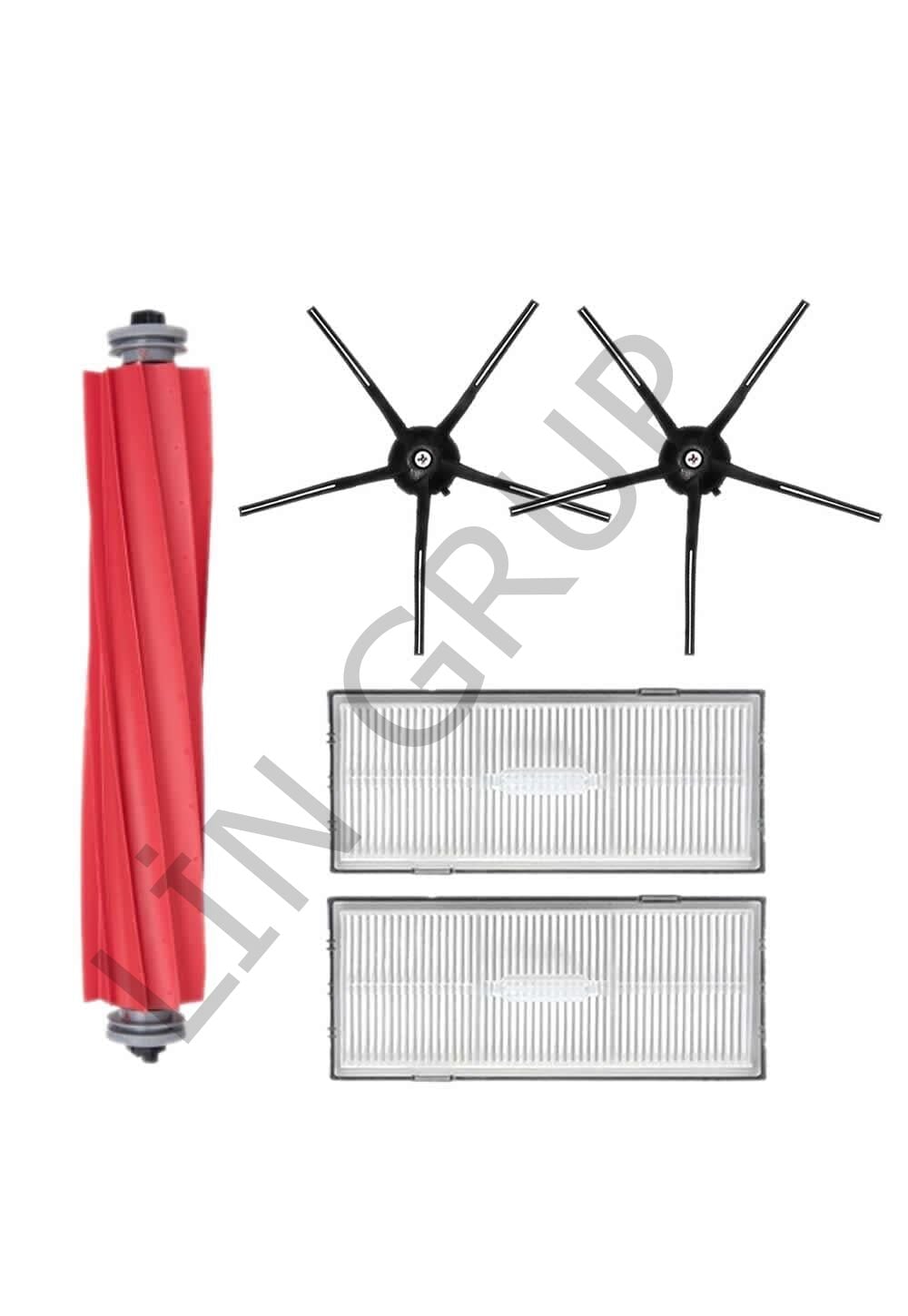 Roborock S7 Max Ultra Robot Süpürge Uyumlu 5'li Yedek Parça Seti