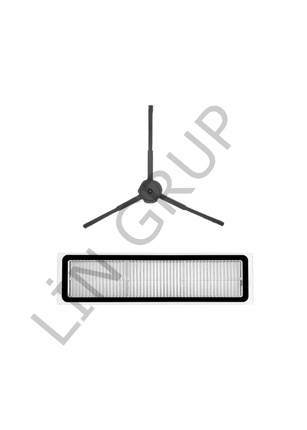 Xiaomi Vacuum Mop S10T (STFCR01SZ) Robot Süpürge Uyumlu 2'li Yedek Parça Seti