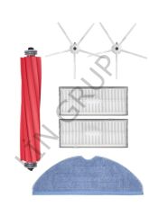 Roborock S7 Max Ultra Robot Süpürge Uyumlu 6'lı Yedek Parça Seti