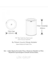 Air purifier 4 pro hava filtresi yedek