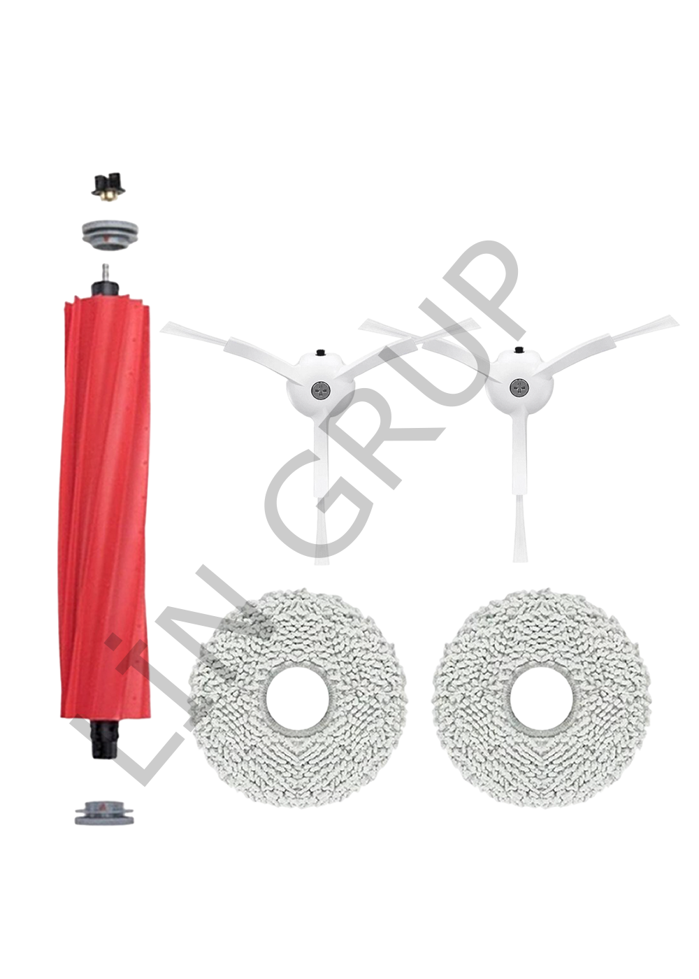 Roborock Q Revo Max V Robot Süpürge Uyumlu 5'li Yedek Parça Seti