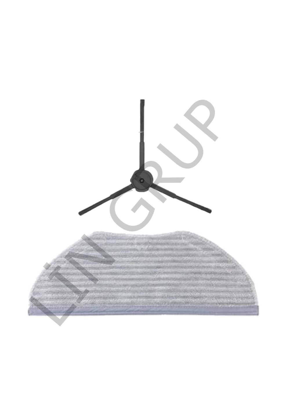 Xiaomi Vacuum Mop S10T (STFCR01SZ) Robot Süpürge Uyumlu 2'li Yedek Parça Seti