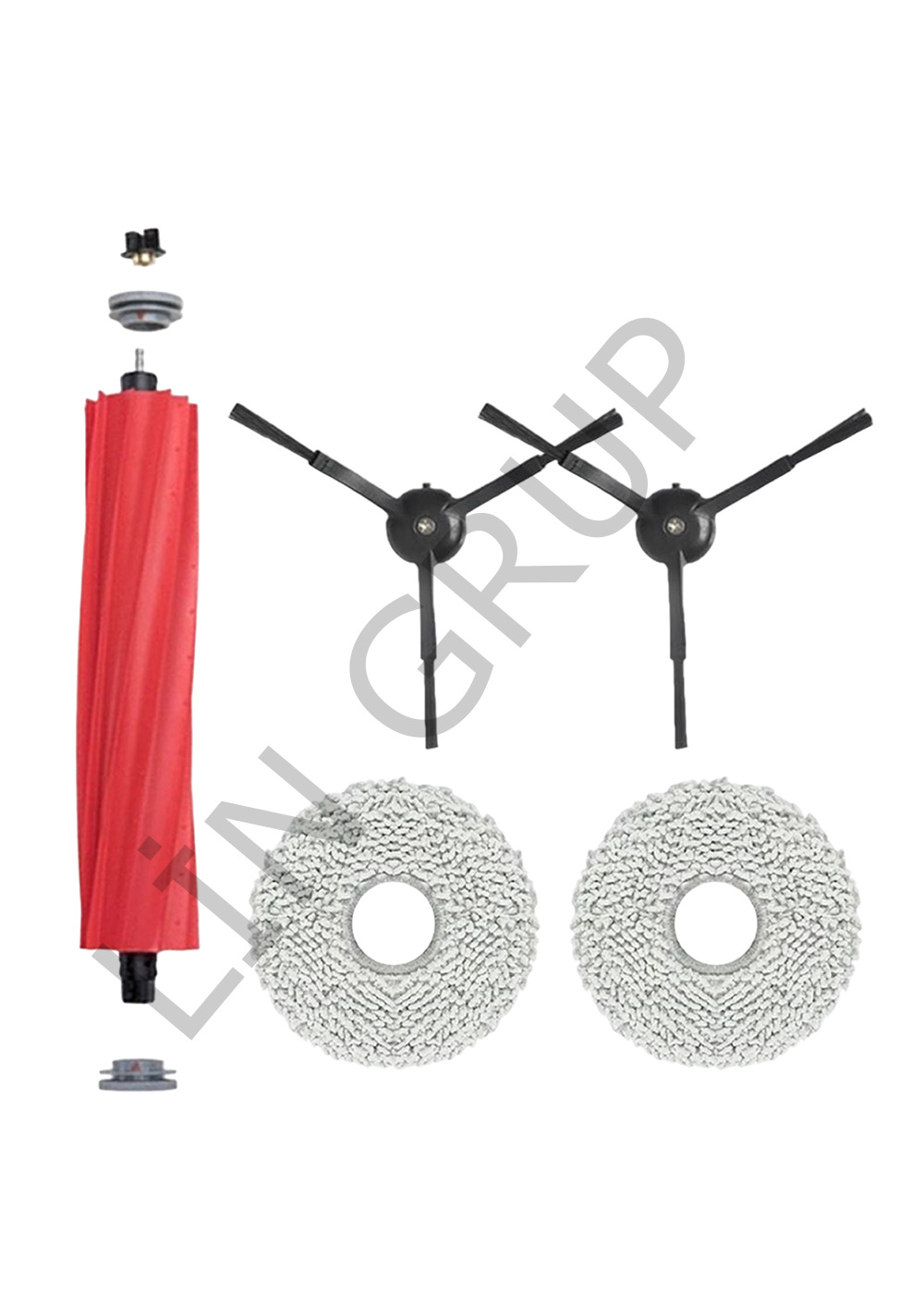 Roborock Q Revo Max V Robot Süpürge Uyumlu 5'li Yedek Parça Seti