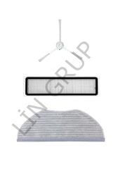 Xiaomi Vacuum Mop S10T (STFCR01SZ) Robot Süpürge Uyumlu 3'lü Yedek Parça Seti