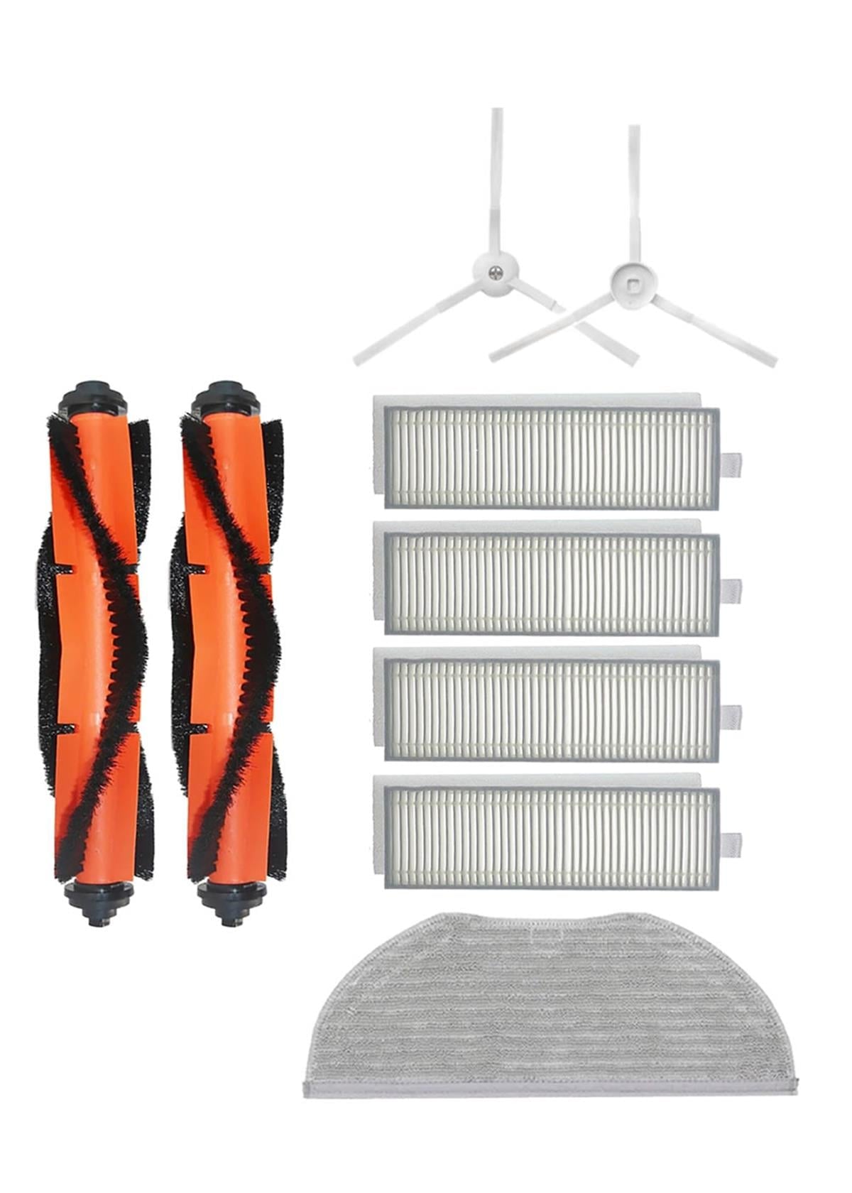 Xiaomi Vacuum Mop 2in1 Essential (MJSTG1) Robot Süpürge Uyumlu 9'lu Yedek Parça Seti
