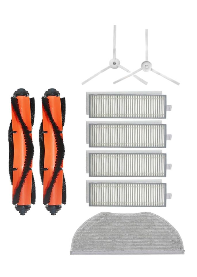 Xiaomi Vacuum Mop 2in1 Essential (MJSTG1) Robot Süpürge Uyumlu 9'lu Yedek Parça Seti