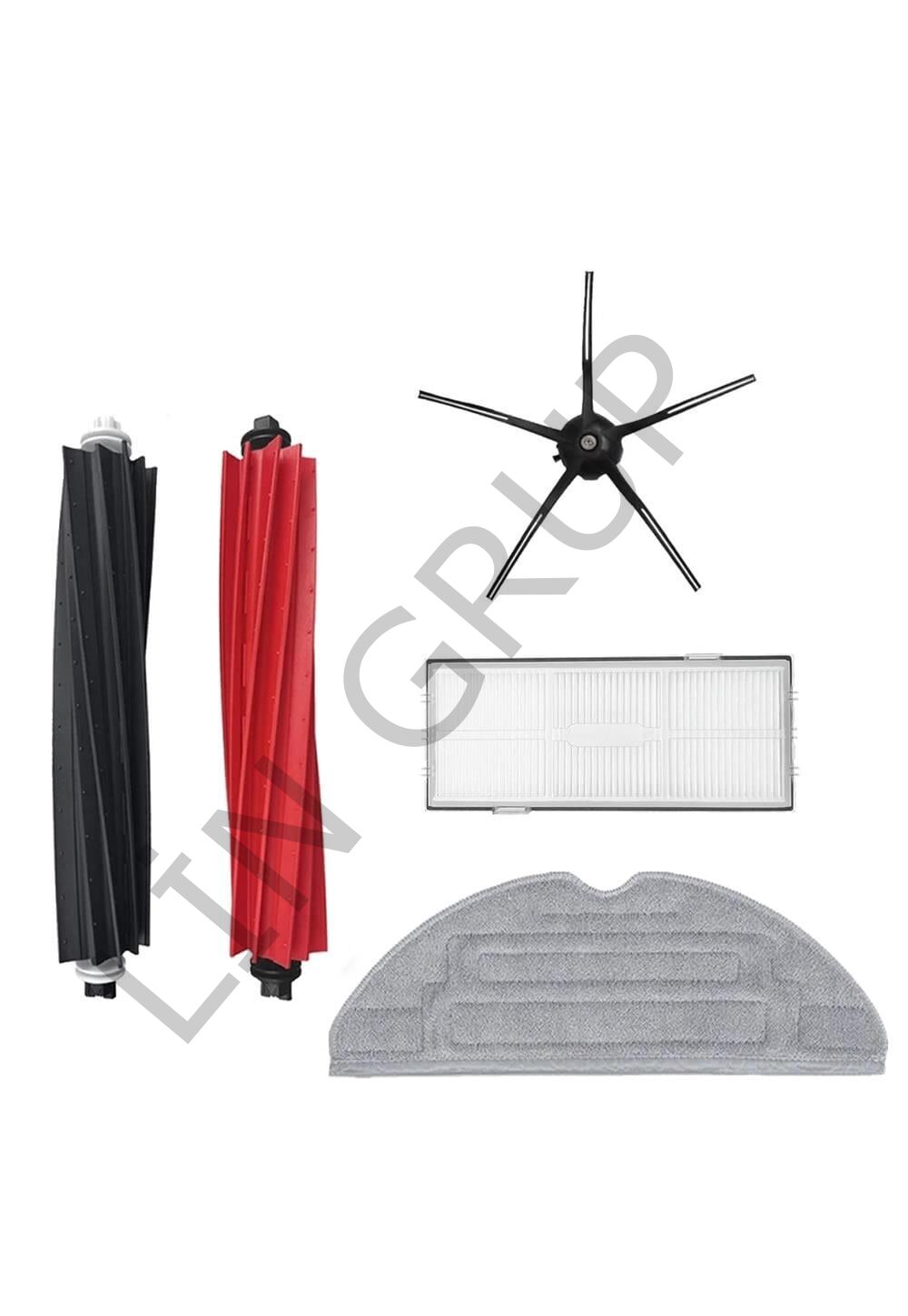 Roborock S8 Pro Ultra Robot Süpürge Uyumlu 5'li Yedek Parça Seti