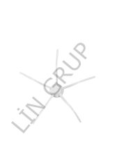 Xiaomi Vacuum Mop 1C (STYTJ01ZHM) Robot Süpürge Uyumlu Yan Fırça - Beyaz