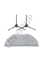 Xiaomi Vacuum Mop S10T (STFCR01SZ) Robot Süpürge Uyumlu 3'lü Yedek Parça Seti