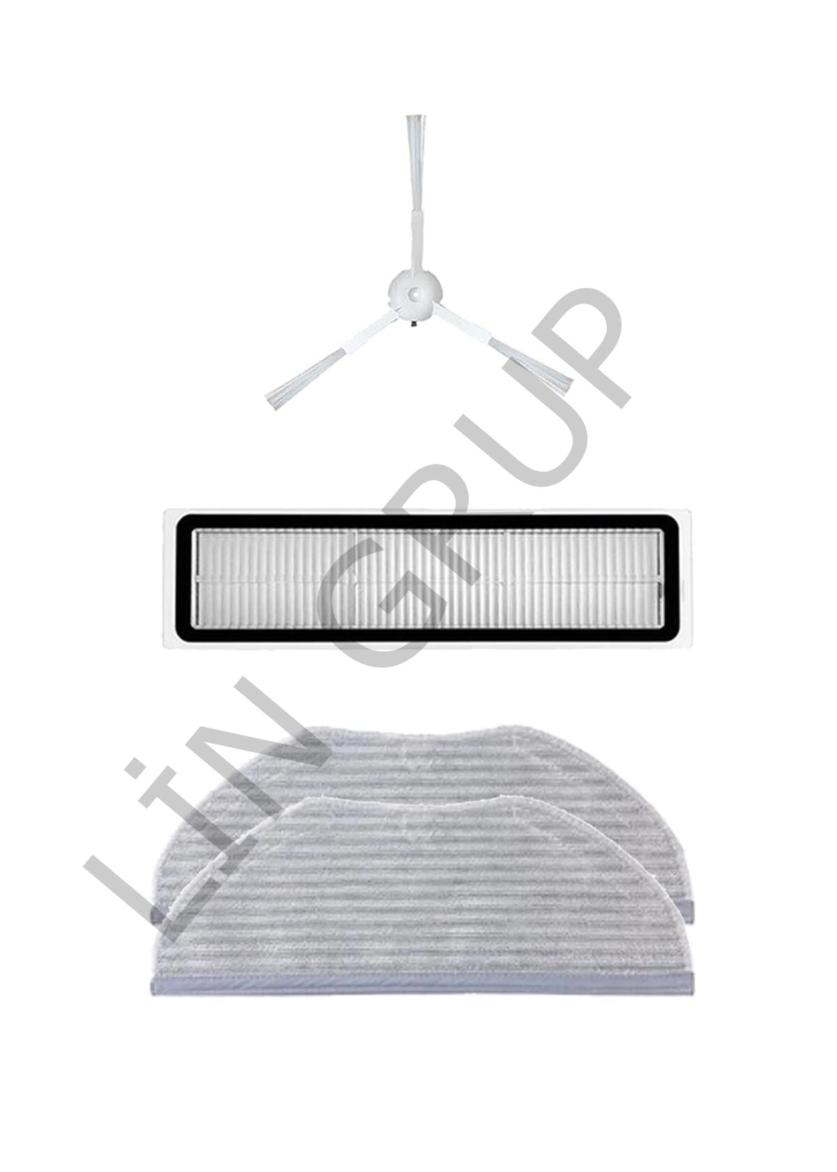 Xiaomi Vacuum Mop S10T (STFCR01SZ) Robot Süpürge Uyumlu 4'lü Yedek Parça Seti