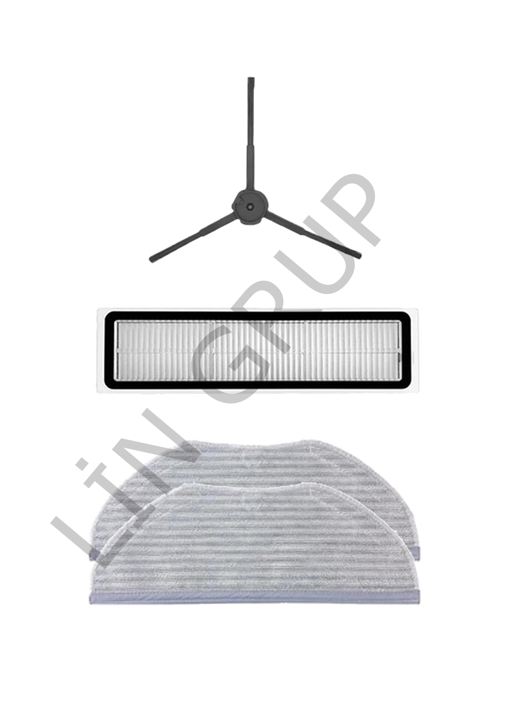 Xiaomi Vacuum Mop S10T (STFCR01SZ) Robot Süpürge Uyumlu 4'lü Yedek Parça Seti