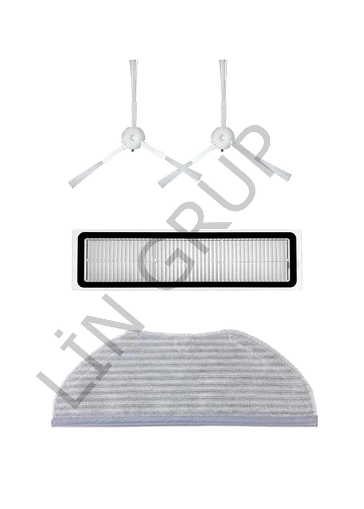 Xiaomi Vacuum Mop S10T (STFCR01SZ) Robot Süpürge Uyumlu 4'lü Yedek Parça Seti