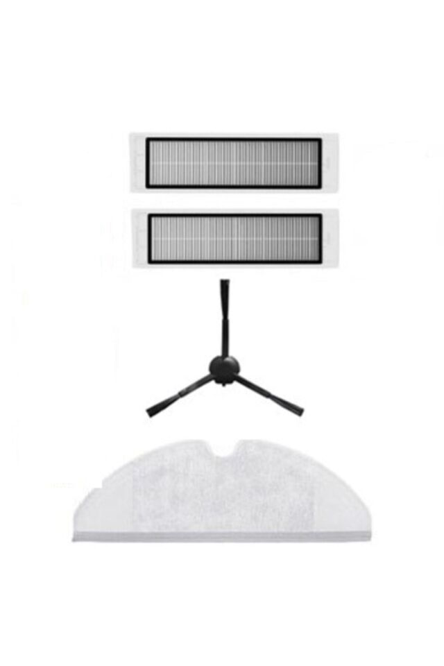 Dreame Bot D9 Max Robot Süpürge Uyumlu 4'lü Yedek Parça Seti