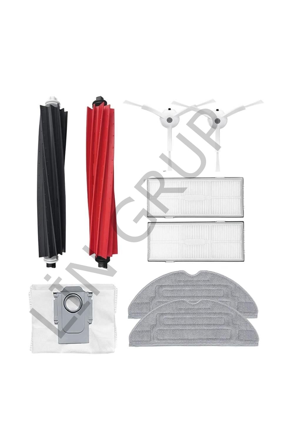 Roborock S8 Pro Ultra Robot Süpürge Uyumlu 9'lu Yedek Parça Seti