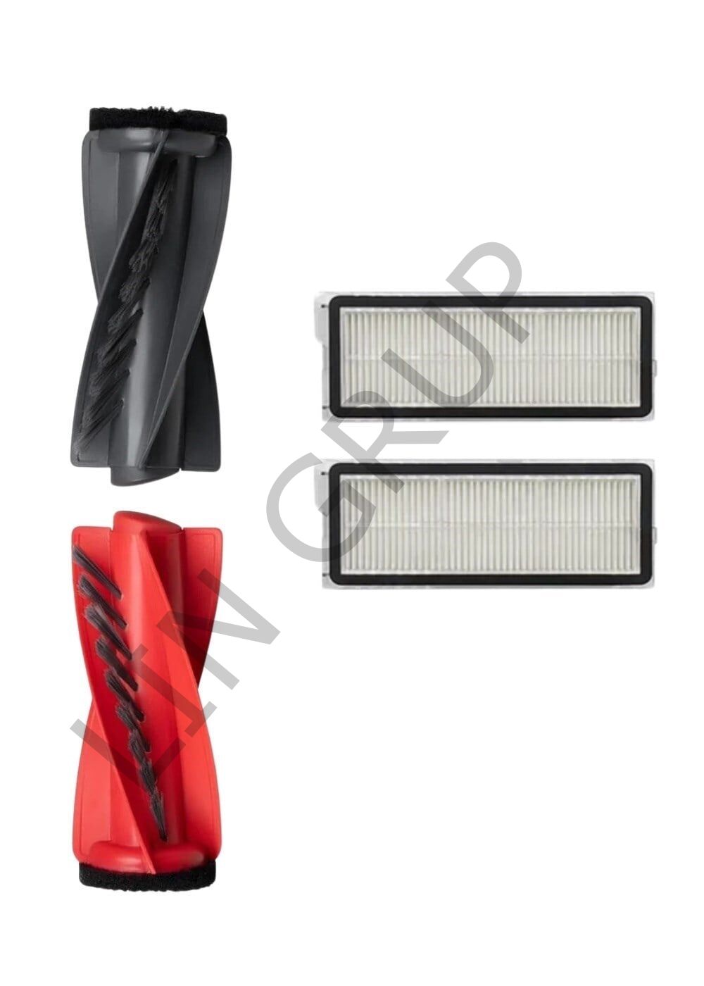 Roborock Q Revo Edge Robot Süpürge Uyumlu 3'lü Yedek Parça Seti